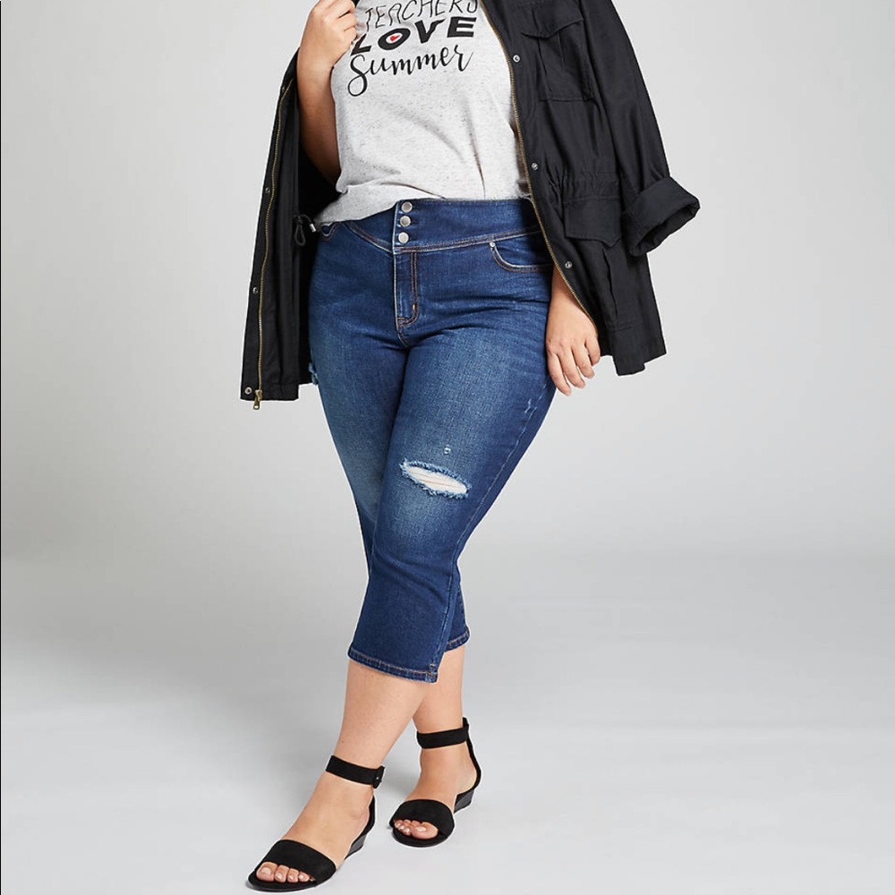 NEW, NEVER WORN. High-Rise Pedal Jegging